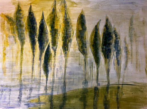 Kunstwerk Alle mit Bäumen